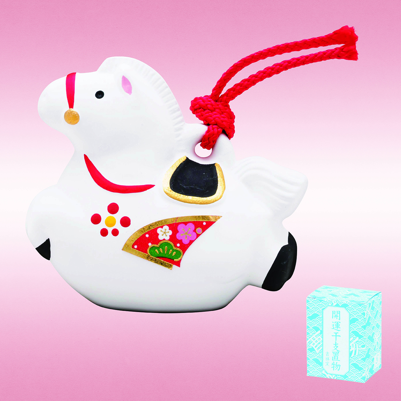 吉祥の午土鈴（特小）