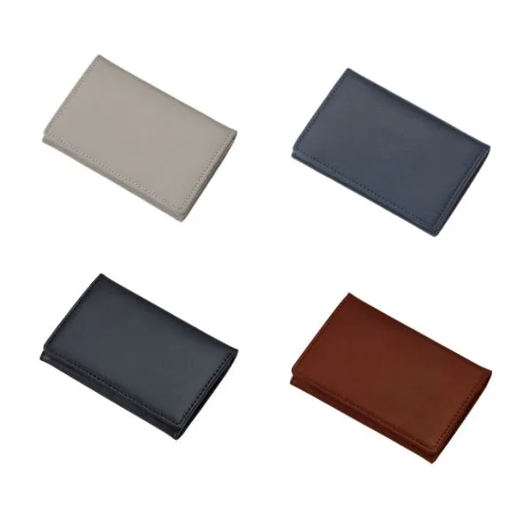 ＧＬＯＩＲＥ　メモホルダー付名刺入れ（革製）【カラー選択可】