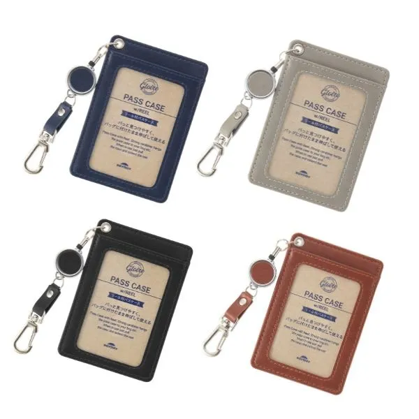 グロワール　リール付パスケース【カラー選択可】