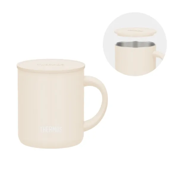 サーモス・真空断熱マグカップ２８０ｍｌ（アイボリー）