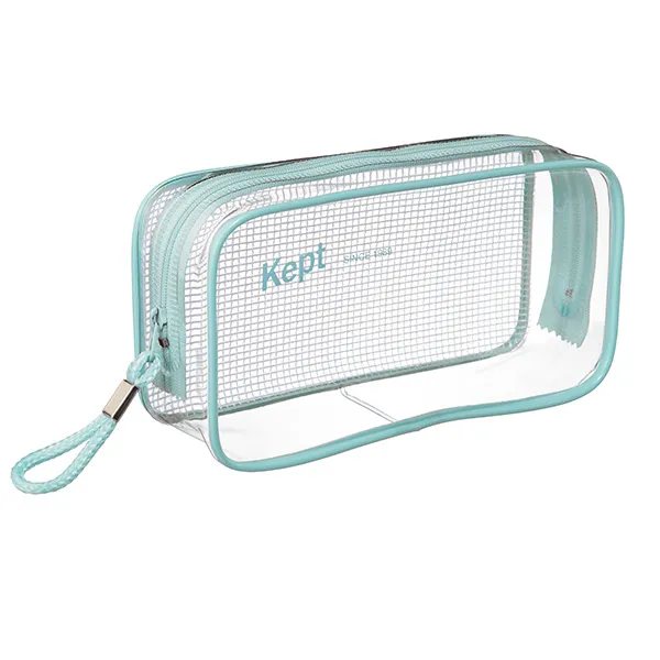 Ｋｅｐｔ　クリアペンポーチ　グレイッシュグリーン