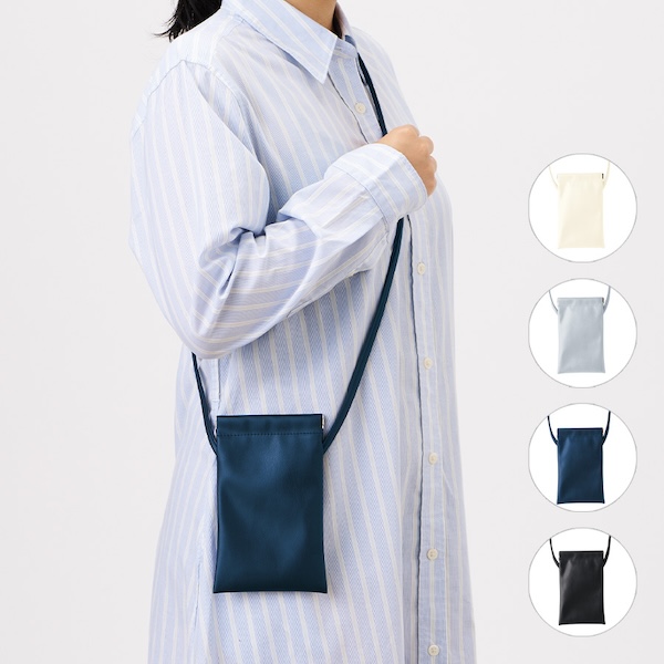 バネ口レザースタイルサコッシュ【カラー選択可】