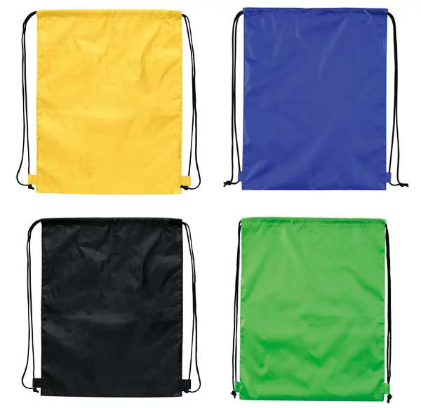 シンプルなデザインでちょっとしたお出掛けにピッタリなナップサック。カラー展開も4色あるので、イメージに合わせたオリジナルグッズを制作しやすいのも魅力です。