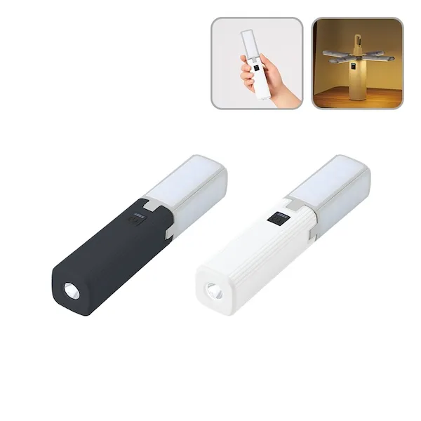 便利な3WAY仕様のUSBハンディライト。ハンディライト・ランタン・緊急用モバイルチャージャーの3つの用途で使用することができます。