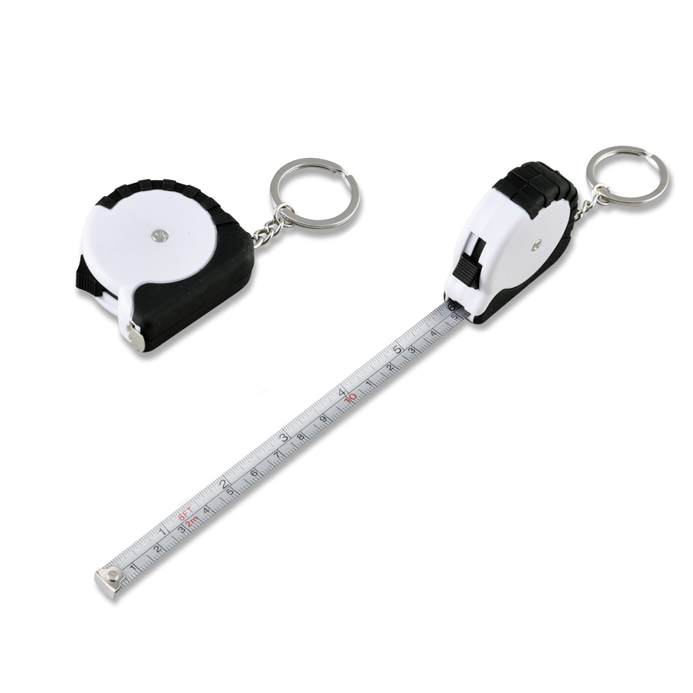 メジャーキーホルダー2M（ホワイト）