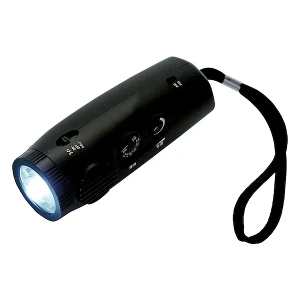 ＡＭ／ＦＭラジオライト（防犯サイレン付き）