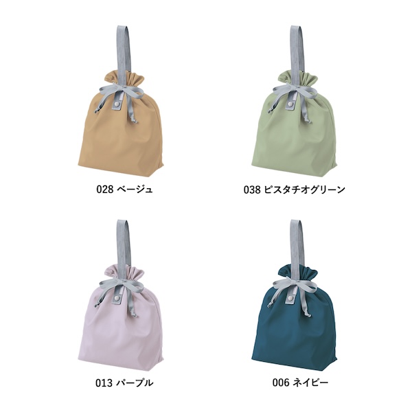 クルリト　コンパクトクーラー巾着バッグ【カラー選択可】
