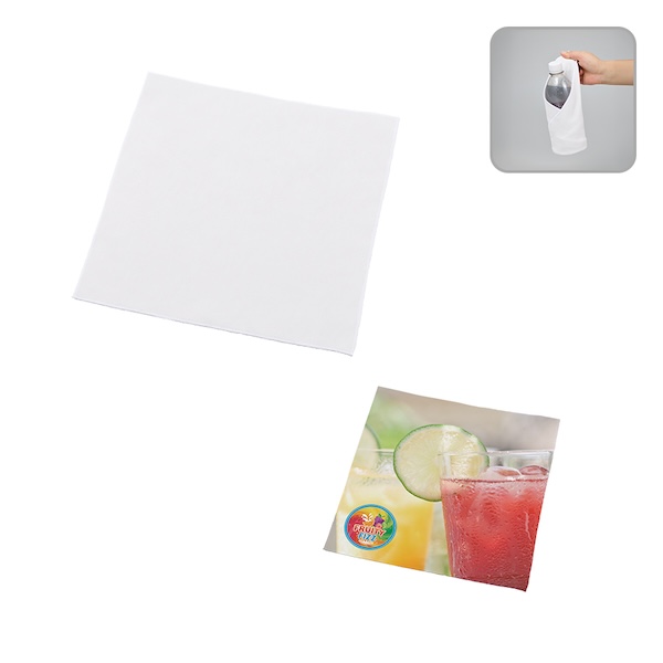 ピタットくっつく保冷保温タオル　ホワイト